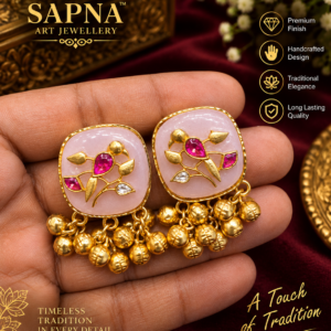Pink fancy earring - Image 1